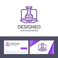 tarjeta de visita creativa y plantilla de logotipo estrategia digital estrategia digital marketing ilustración vectorial vector