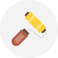 Paint Roller Creative Icon Design vector