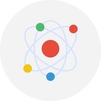 Atom Creative Icon Design vector
