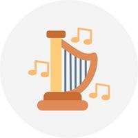 Harp Creative Icon Design vector