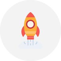 Rocket Creative Icon Design vector