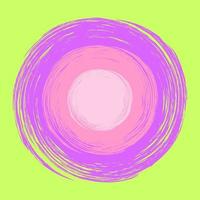 Abstract background vector design with round ornament for social media template