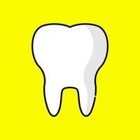 diseño de vector de icono de dientes