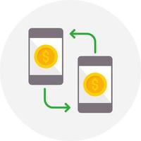Online Transfer Creative Icon Design vector