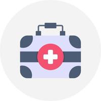 First Aid Kit Creative Icon Design vector