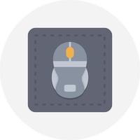 Wireless Mouse Creative Icon Design vector