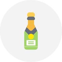 Champagne Creative Icon Design vector