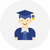 Graduate Creative Icon Design vector