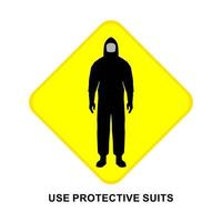 Anti virus coverall vector design