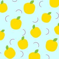 Background vector design with lemon ornament