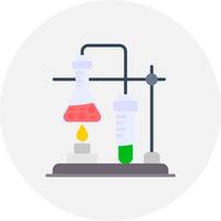 Test Tubes Creative Icon Design vector