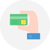 Credit Card Creative Icon Design vector