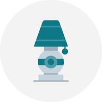 Desk Lamp Creative Icon Design vector