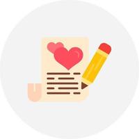 Writing Creative Icon Design vector