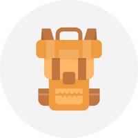 diseño de icono creativo de mochila vector