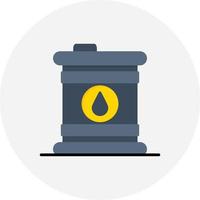 diseño de icono creativo de barril de petróleo vector
