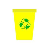 Garbage can vector design