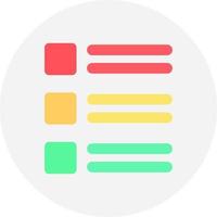 List Creative Icon Design vector