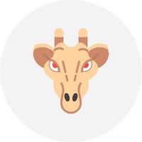 Giraffe Creative Icon Design vector