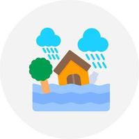 Flood Creative Icon Design vector