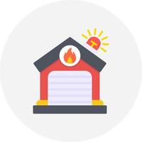 Fire Department Creative Icon Design vector