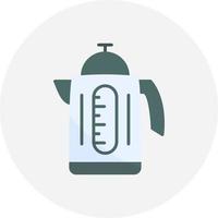 Electric Kettle Creative Icon Design vector