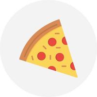 diseño de icono creativo de pizza vector