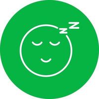 Sleepy Vector  Icon