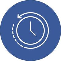 Back In Time Vector  Icon