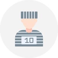 Prisoner Creative Icon Design vector