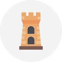 diseño de icono creativo de torre vector