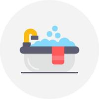 Bathtub Creative Icon Design vector