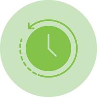 Back In Time Vector  Icon