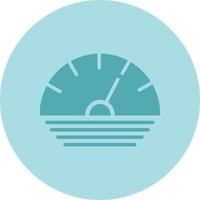 Speedo Meter Vector  Icon