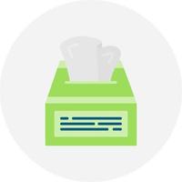 Tissue Box Creative Icon Design vector