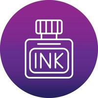 Ink Bottle Vector Icon