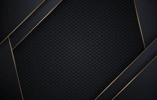 Abstract Black Shapes Background vector