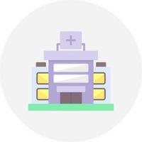 diseño de icono creativo de hospital vector