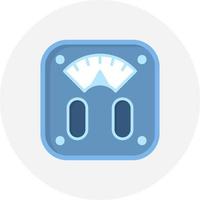 Body Scale Creative Icon Design vector