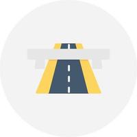 Road Creative Icon Design vector