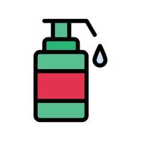 shampoo vector illustration on a background.Premium quality symbols.vector icons for concept and graphic design.