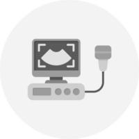 diseño de icono creativo de ultrasonido vector