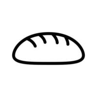 ilustración de vector de pan de pan en un fondo. símbolos de calidad premium. iconos vectoriales para concepto y diseño gráfico.