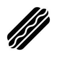 ilustración vectorial de hot dog en un fondo. símbolos de calidad premium. iconos vectoriales para concepto y diseño gráfico. vector