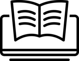 line icon for online education vector