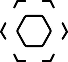 line icon for territory vector