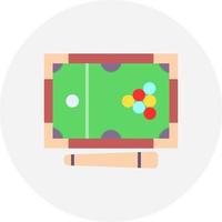 Snooker Creative Icon Design vector