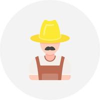 Farmer Creative Icon Design vector