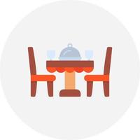 diseño de icono creativo de cena vector