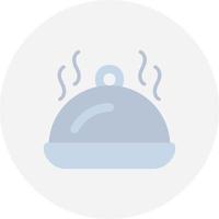 Serving Dish Creative Icon Design vector